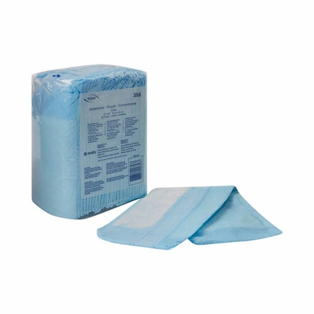 Tena Extra Disposable Underpad 17 X 24 Inch Polymer Light Absorbency 353